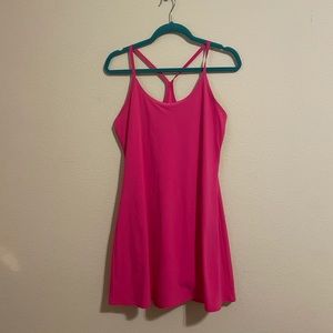 Outdoor Voices pink exercise dress